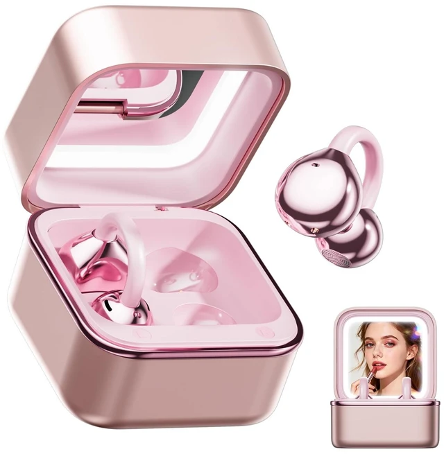 Main image of CHENRUIDA Earring Open Ear Earbuds Fashion and Luxury for Lady (Rose Gold)