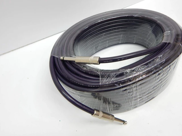 Alt view image 2 of 2 - Yoico Pro 100ft 12 Gauge 1/4" to 1/4" Male Audio Speaker Cable, Single