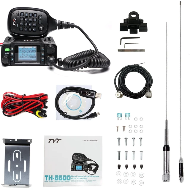 Alt view image 4 of 5 - TYT TH-8600 Dual Band Mini Ham Mobile Radio 38 in Car Radio Antenna