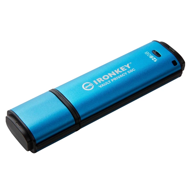 Alt view image 2 of 5 - Kingston IronKey Vault Privacy 50 USB-C 128GB Flash Drive