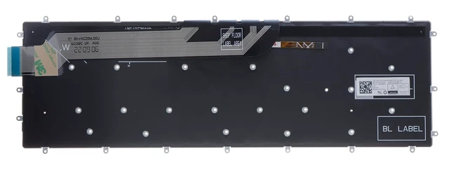 Alt view image 2 of 5 - LeFix Laptop Keyboard,Latin LA Spanish,Blue Backlit Keyboard for Dell G3 15 3500,G3 15 3579,G3 15 3590,G3 17 3779, G5 15 5500,G5 15 5587,G5 15 5590,G7 7590,G7 7588,G7 7790 Series Gaming