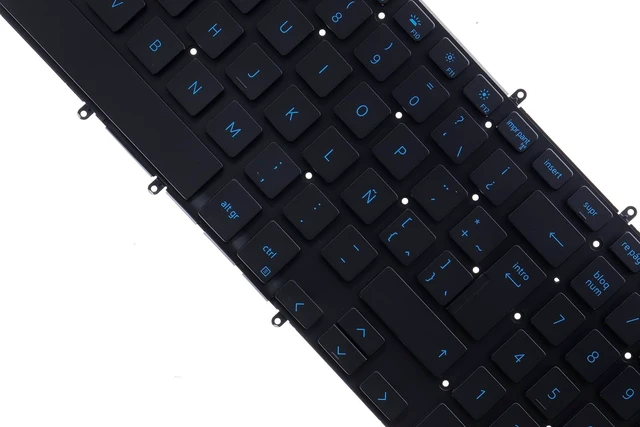 Alt view image 3 of 5 - LeFix Laptop Keyboard,Latin LA Spanish,Blue Backlit Keyboard for Dell G3 15 3500,G3 15 3579,G3 15 3590,G3 17 3779, G5 15 5500,G5 15 5587,G5 15 5590,G7 7590,G7 7588,G7 7790 Series Gaming