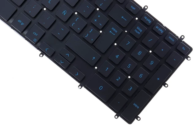 Alt view image 5 of 5 - LeFix Laptop Keyboard,Latin LA Spanish,Blue Backlit Keyboard for Dell G3 15 3500,G3 15 3579,G3 15 3590,G3 17 3779, G5 15 5500,G5 15 5587,G5 15 5590,G7 7590,G7 7588,G7 7790 Series Gaming