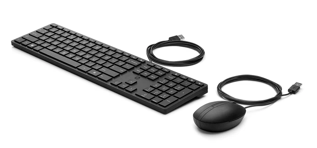 Alt view image 2 of 5 - HP 320MK Wired Desktop Mouse and Keyboard Combo (9SR36AA)