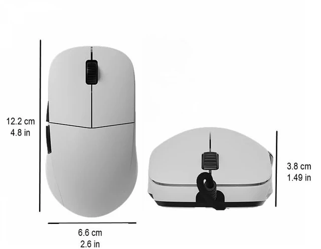 Alt view image 2 of 5 - End Game Gear XM2 8k v2 Wired Gaming Mouse, Lightweight, 51.5 g, Right-Handed, PixArt PAW3950 U Optical Sensor, 30 K dpi, 8 KHz Polling Rate, White