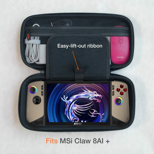 Alt view image 3 of 5 - ButterFox Hard Case for Lenovo Legion Go/Legion Go S and MSI Claw 8 AI+