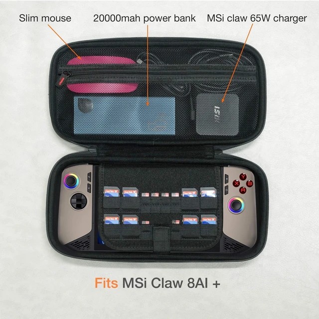 Alt view image 2 of 5 - ButterFox Hard Case for Lenovo Legion Go/Legion Go S and MSI Claw 8 AI+