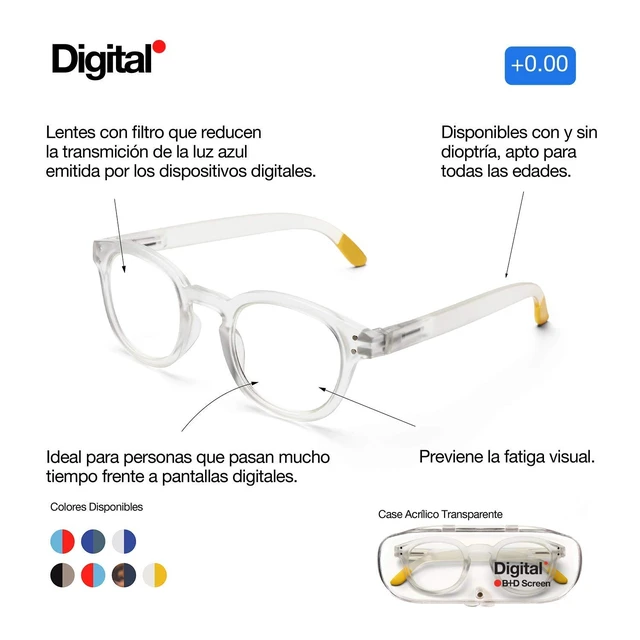 Alt view image 5 of 5 - B + D Digital Blue Light Blocking Glasses - Stylish Protection for Young Eyes - Model Lens Height 41mm - Color: Tortoise
