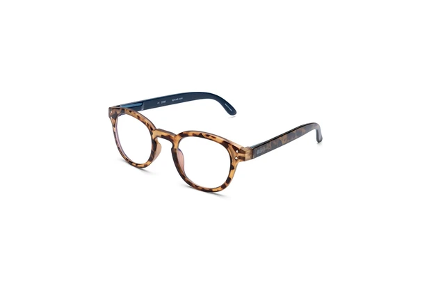 Alt view image 2 of 5 - B + D Digital Blue Light Blocking Glasses - Stylish Protection for Young Eyes - Model Lens Height 41mm - Color: Tortoise
