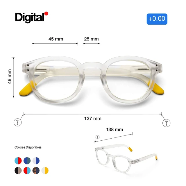 Alt view image 4 of 5 - B + D Digital Blue Light Blocking Glasses - Stylish Protection for Young Eyes - Model Lens Height 41mm - Color: Tortoise
