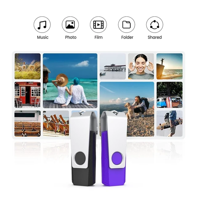 Alt view image 5 of 5 - Aiibe 32GB Flash Drive 10 Pack 32GB USB 3.0 Flash Drive Thumb Drives USB Drive 32 GB Jump Drives Memory Stick (10 Pack, 5 Mixed Colors: Black Red Cyan Green Purple)