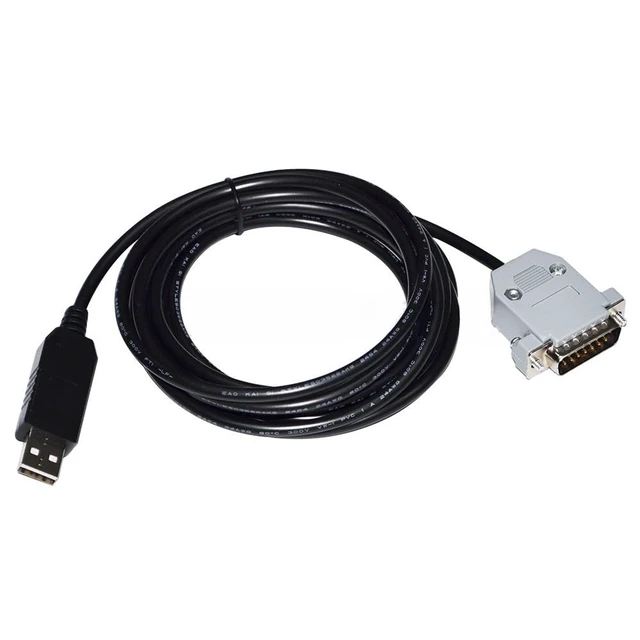 Alt view image 2 of 5 - RIKYJIC FT232RL Chip USB to DB15 15-Pin Adapter for YAHO Weighing Indicator/Controller to PC RS485 Serial Communication Cable Data Cable Programming and Control Cable Configuration Line-3 Meters