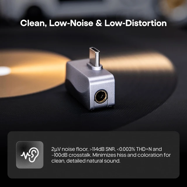 Alt view image 4 of 5 - Linsoul Kiwi Ears Coda Mini Dual Output USB C DAC & Headphone Amp Dongle