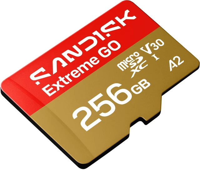Alt view image 2 of 4 - SanDisk 256 GB Class 10/UHS-I (U3) V30 microSDXC