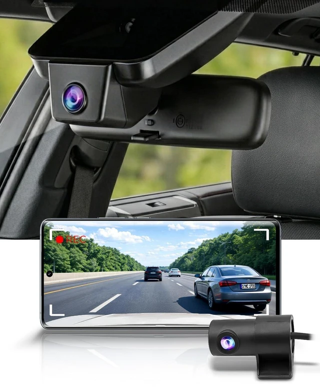 Main image of Fitcamx Front 4K+Rear 1080P Dash Cam Adapts for Toyota 4Runner 2020-2024 (NOT for 2025-2026 4Runner) Gen5, OEM Look, 2 Way HD Video, WiFi & APP, Loop Recording, G-Sensor, Easy to Use, 128GB Card