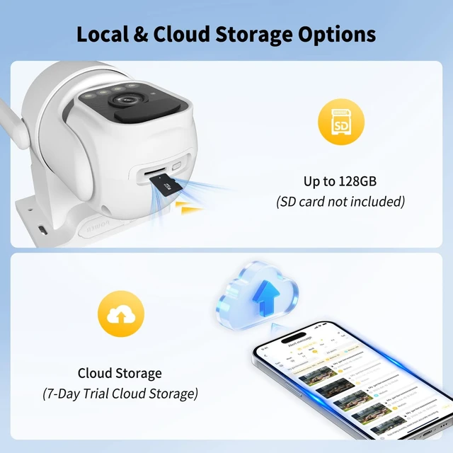 Alt view image 4 of 5 - WY-LINK 360 Solar Security Cameras Wireless Outdoor WiFi for Home 2 Packs