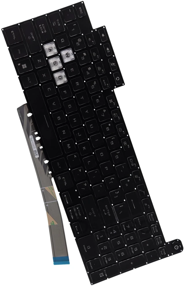Main image of Deal4GO Backlit Keyboard Replacement for ASUS TUF Gaming FX507 FA507 FX517 FX707 FA707 FX577 FX507ZC-ES5 FX517ZM-AS733 - Black