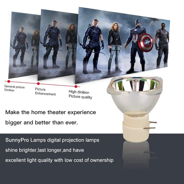 Alt view image 4 of 5 - SunnyPro RLC-079 Projector Bulb 5J.JEE05.001 5J.J7L05.001 5J.J9E05.001 Compatible for BenQ HT2050 HT3050 HT2150ST HT4050 HT2050A MH750 MW727 MX726 MH741