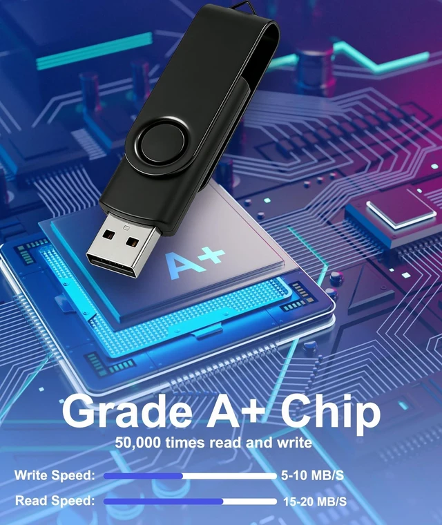 Alt view image 2 of 5 - 50 Pack 1GB USB Flash Drive Bulk Nicepiten USB 2.0 Thumb Drive Pack - Blue