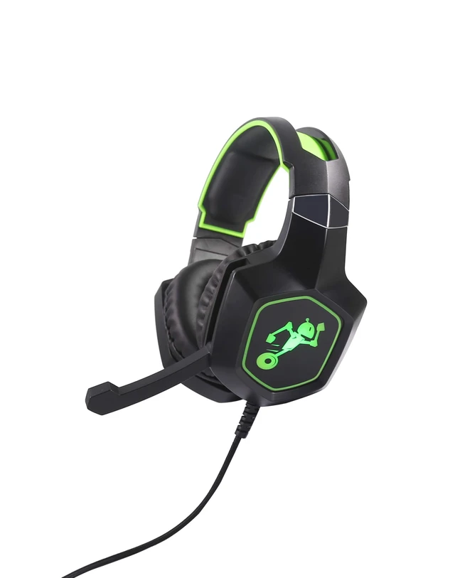 Alt view image 2 of 4 - Connectivity Technology: Wired TekNmotion Yapster 3, Gaming Headset, 7.1 Surround Sound Noise Reduction for Xbox one, Green