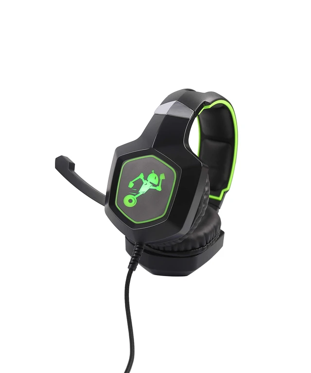 Alt view image 3 of 4 - Connectivity Technology: Wired TekNmotion Yapster 3, Gaming Headset, 7.1 Surround Sound Noise Reduction for Xbox one, Green