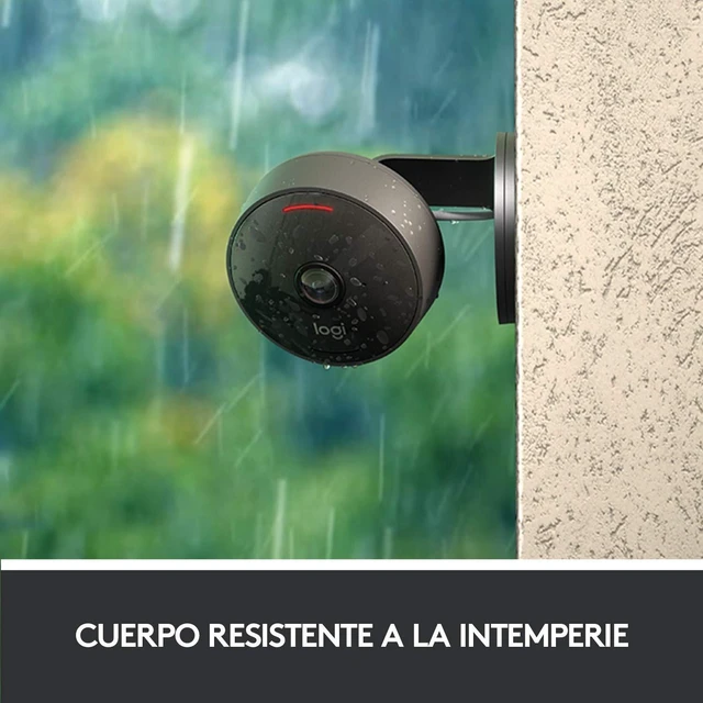 Alt view image 3 of 5 - Logitech Circle View Weatherproof Wired Home Security Camera with Logitech TrueView Video, 180 Wide Angle, 1080p HD, Night Vision, 2-Way Audio, Tilt Encrypted, Apple HomeKit Secure Video