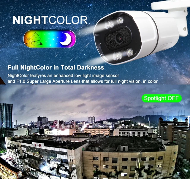 Alt view image 2 of 5 - SINIS 4K Analog Security Camera, 8MP 24/7 Full Color Bullet Camera Outdoor