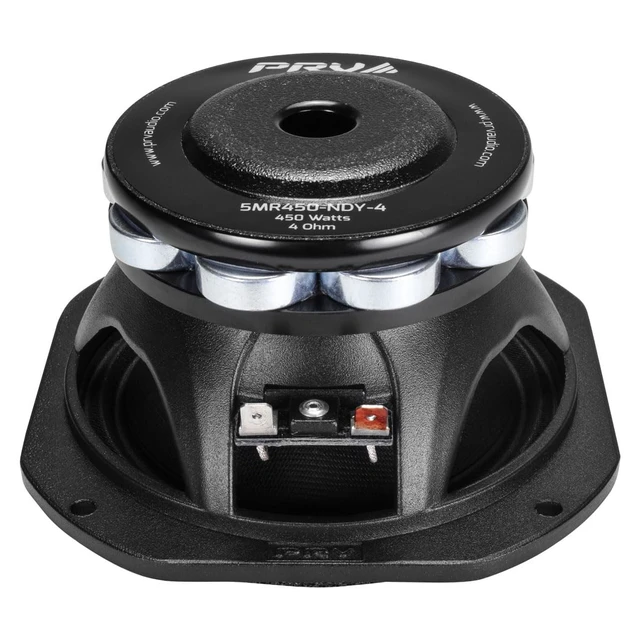 Alt view image 5 of 5 - PRV AUDIO 5MR450-NDY-4, 5 Inches Midrange Speaker, High End Neodymium Magnet, 4 Ohm, 450 Watts, Pro Audio Loudspeaker (Single)