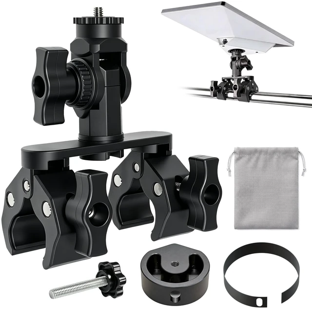Main image of Starlink Mini Mount Dual-Clamp Pole Mount Kit Aluminum Nylon RV