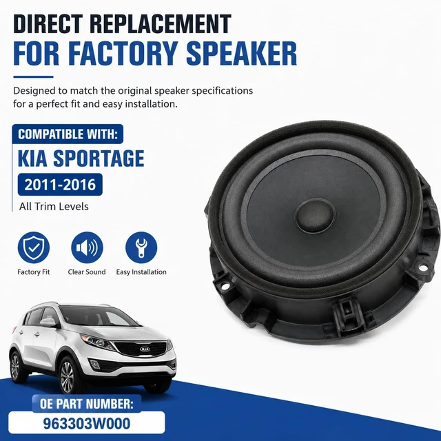 Alt view image 2 of 3 - qinanlan Speaker Assembly Compatible with Kia Sportage 2011-2016