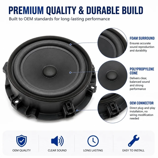 Alt view image 3 of 3 - qinanlan Speaker Assembly Compatible with Kia Sportage 2011-2016