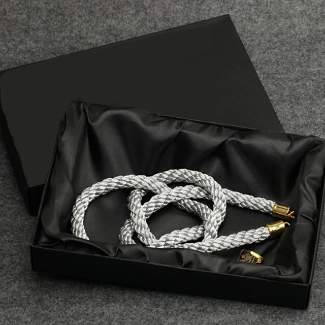 Alt view image 3 of 4 - New Car Rearview Mirror Charms Vip Gift Sliver Kin Rope Black Chinese Knot