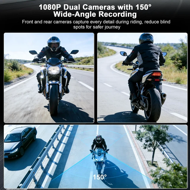 Alt view image 2 of 5 - MORVISAC 5" Motorcycle CarPlay & Android Auto Touchscreen