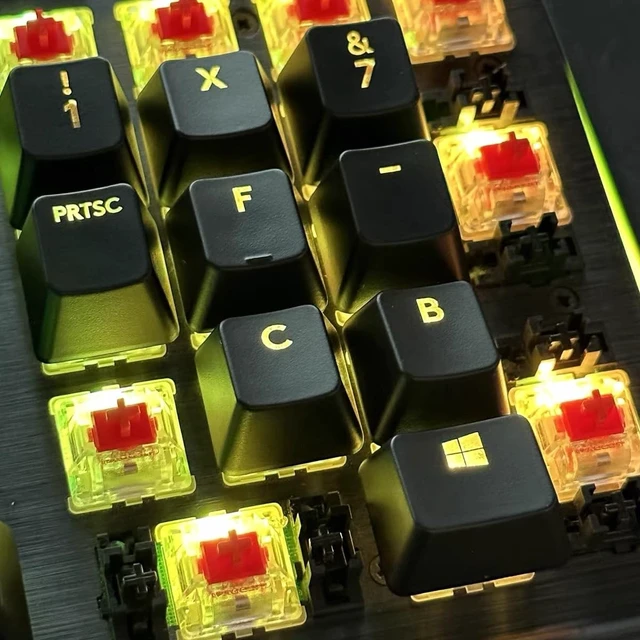 Alt view image 4 of 5 - G512 G513 RGB Mechanical Game Keyboard Full 104 Key Cap Replacement
