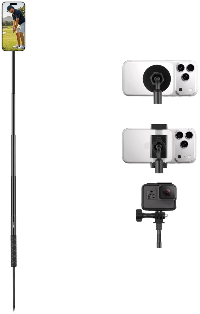 Main image of YUTILLENS Golf Monopod, Magnetic Phone Stand for Golf Swing Recording