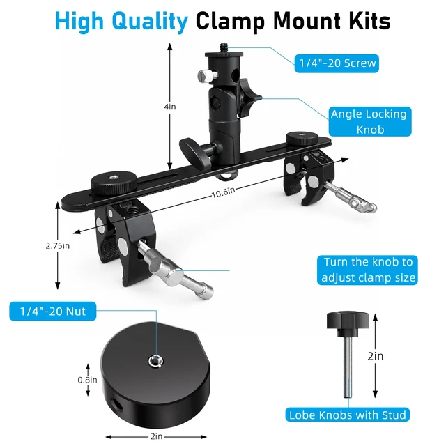 Alt view image 2 of 5 - Lanasz Foldable Pipe Adapter Compatible with Starlink Mini Mount