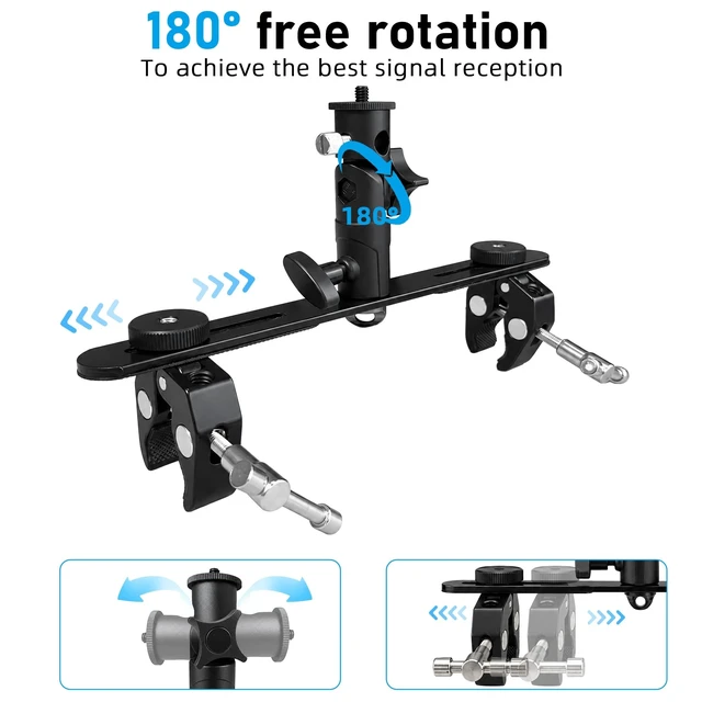 Alt view image 4 of 5 - Lanasz Foldable Pipe Adapter Compatible with Starlink Mini Mount