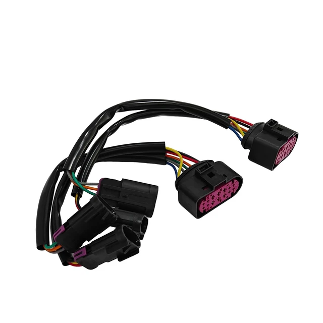 Alt view image 2 of 5 - GUYAOYI 2Pcs Quad Housing to Projector Headlight Conversion Harness