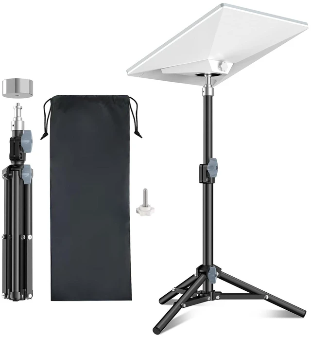 Main image of Tripod Mount with Adapter for Starlink Mini, 2 Level Adjustable Height,45-Degree Angle,Compatible with Starlink Mounting Kit,Starlink Mini Mount Adapter with Sturdy& Stability for Outdoor Camping,RV