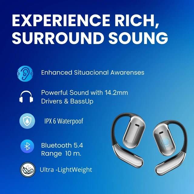 Alt view image 2 of 5 - GEOPNET AI Translation Earbuds Real-Time, MultiLenguage & Accents Earphones- Ideal for Business Travel - Audifonos Traductores Ingles espanol - AI- 144 Lenguages- Earbuds for iOS & Android