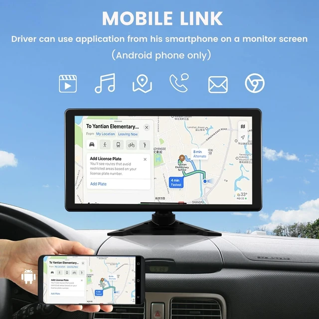 Alt view image 5 of 5 - 4K RV Backup Camera System, 10.36" Quad Split Touch Screen Monitor with 4 AHD 1080P Rear Side View Camera - DVR Recording Bluetooth MP3 MP5 Night Vision IP69 Waterproof for RV Trailer Tractor Truck