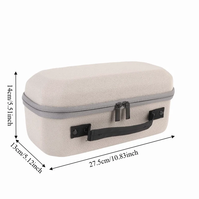 Alt view image 4 of 5 - Anu Limen Hard Case for Nebula Capsule 3 1080P Projector, EVA Nylon Shockproof Rainproof Travel Storage Bag,Compatible with HY300 for HY320 Projector