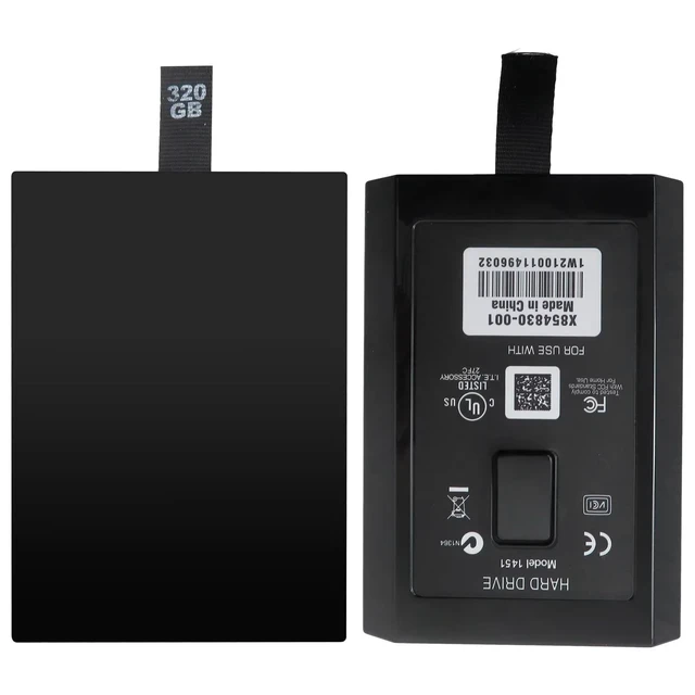 Alt view image 2 of 5 - Acupress Upgraded Internal Hard Drive Disk HDD Replacement Compatible with Xbox 360 E & Compatible with Xbox 360 Slim Console in Big Storage Capacity - 320GB