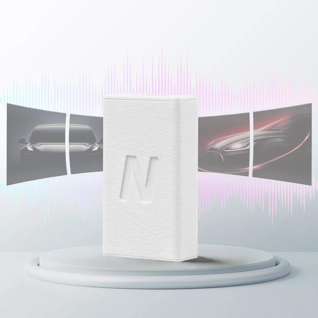 Main image of Wireless Transfer Hub for Tesla ^^ Easily Customize Lock Sounds & Wrap Styles (White)