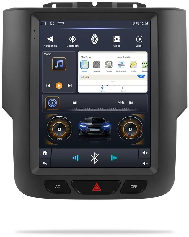 Main image of 9.7-Inch Android 13 Car Stereo with WiFi GPS Navigation, 4 Core Radio Player, Touch Screen Audio System for Dodge RAM 2013-2018, Backup Camera, 2GB RAM 32GB Storage (A 4+64)