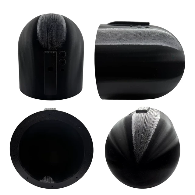 Alt view image 5 of 5 - OceanRock 6.5" Wakeboard Tower Speaker Pod Enclosures ^^ Glossy Black 3D Printed PETG ^^ Compatible with Kicker DS18 Rockford Fosgate ^^ Marine Boat ATV UTV Jeep Roll Bar 1"2" ^^ Pair