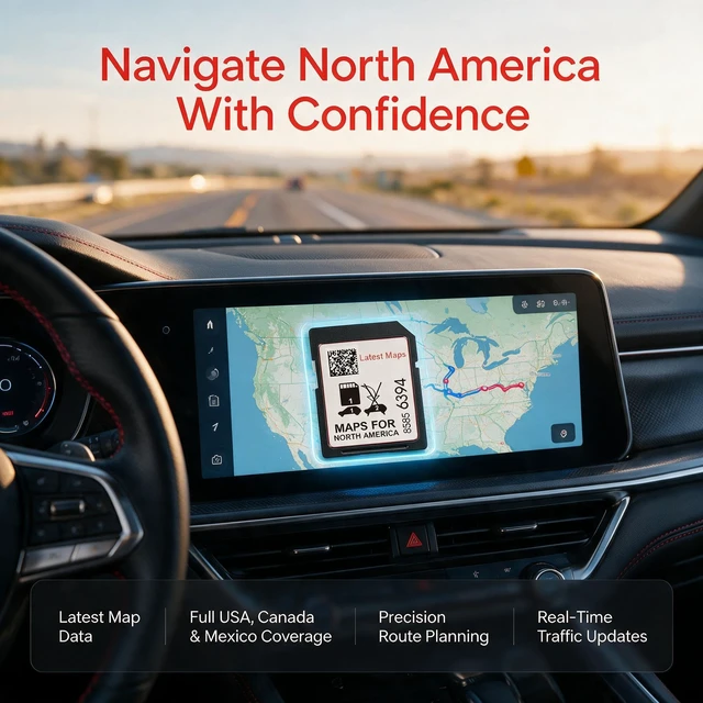 Alt view image 4 of 5 - 2026 GM Navigation SD Card Map Update Compatible for GMC Chevrolet Cadillac Buick GPS Accessories USA Canada Mexico