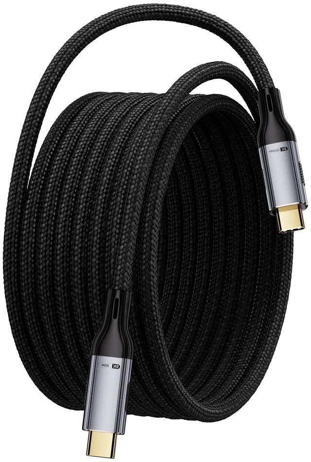 Main image of MALGSSD USB C to USB C Cable Long, 20Gbps Data Transfer, 100W PD Fast Charging, 8K@60Hz Video Support, Durable Braided Nylon, Type C Compatible for iPhone 17, MacBook Pro Air, Portable Monitor(16FT)