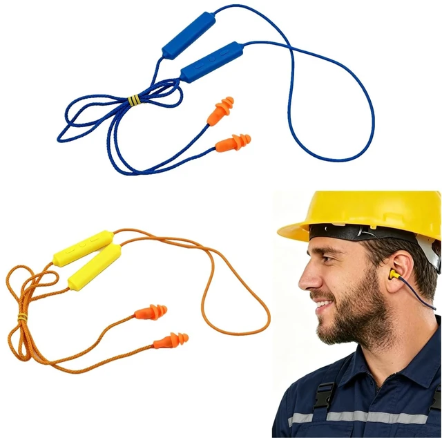 Main image of Hotrend 2Pcs Neckband Bluetooth Work Headphones, IPX5 Water Proof, Noise Reduction Wireless Neckband Headphones with Mic, 20 Hrs Playtime, Rechargeable,Work,Outdoor,Gift
