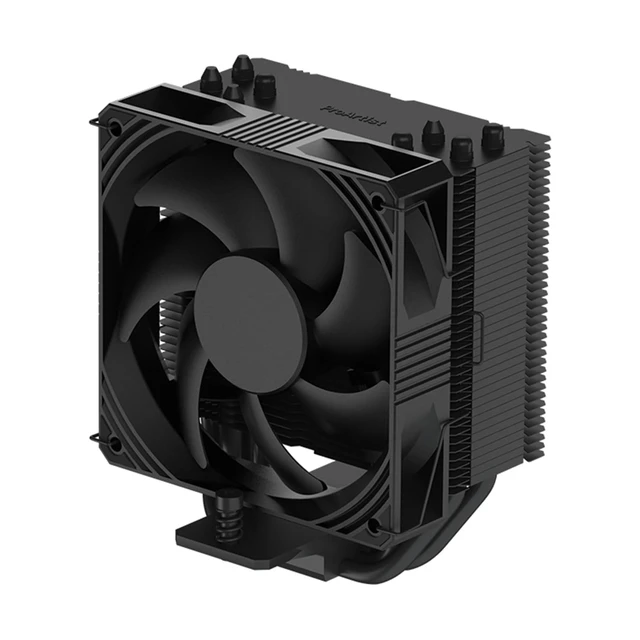 Alt view image 2 of 5 - ProArtist X400 Black CPU Air Cooler,110mm High Performance PWM Fan, 4 Copper Heat Pipes, PC Cooler with AGHP Technology, Low Noise & Easy Installation for AMD AM5 & Intel LGA 1851/1700 (X400 Pro